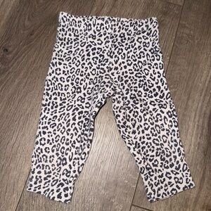 Carter's Black and White Leopard Print Leggings